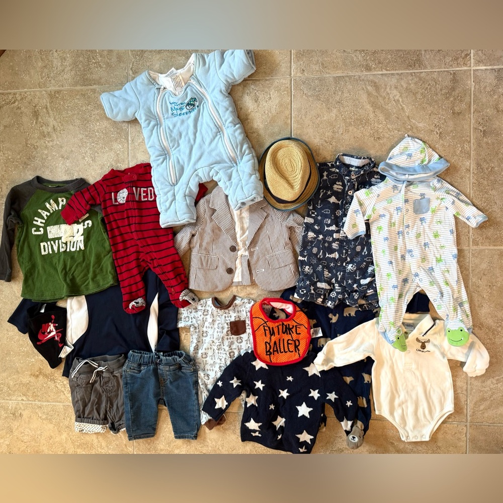 BABY BOY 16 Piece Clothing Bundle